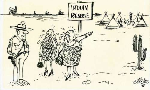 ALIDOR Indian Reserve Illustration humoristique … | Vermot et Associés