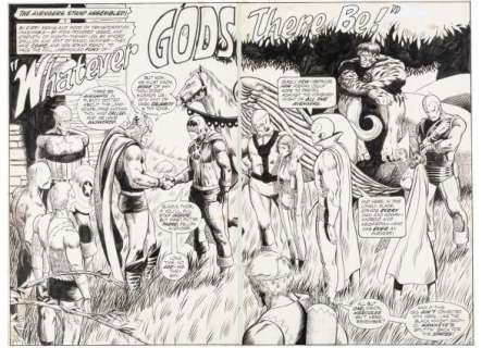 Smith, Barry Windsor - AVENGERS, THE (1963-96; 2004) #100 Double Page Splash