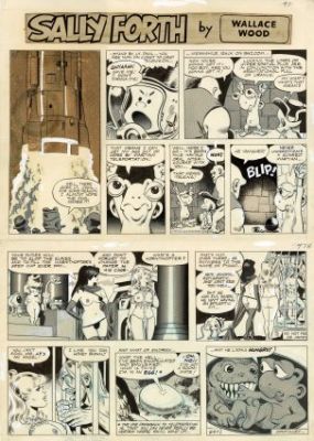 Wood, Wally - SALLY FORTH Strip Art | ComicConnect