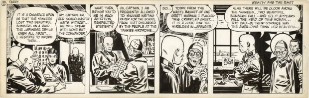 Caniff, Milton - TERRY AND THE PIRATES DAILY Strip Art | ComicConnect