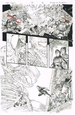 Freddie E. Williams II | TMNT (2024) (Issue 18, Pg 18) 11 x 17 | Freddie E. Williams II