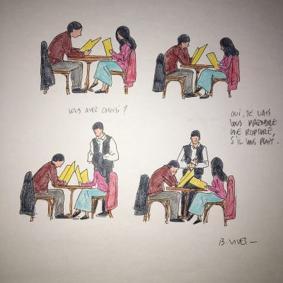 Bastien Vivès | La Boucherie - Le Restaurant | 2DGalleries