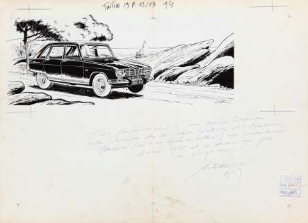 Mittéï | Illustration à l’encre de Chine représentant la… | Millon