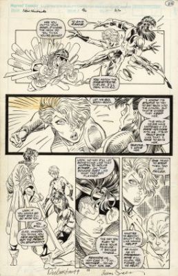 Liefeld, Rob - NEW MUTANTS (1983-91) #96 Interior Page | ComicConnect