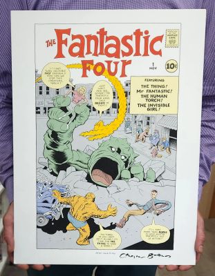 Chester Brown | Fantastic Four #1 cover interpretation by Chester Brown (Colour) | The Beguiling