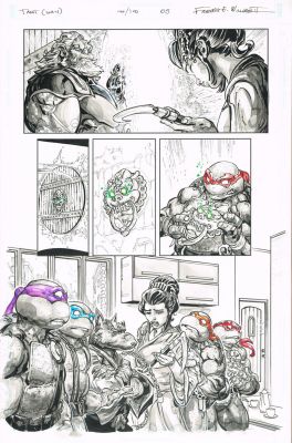 Freddie E. Williams II | TMNT (2024) (Issue 20/300, Pg 05) 11 x 17 | Freddie E. Williams II