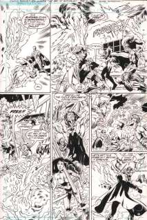 Michael Dutkiewicz, Mike Gustovich - Justice Machine & Hero Alliance: Identity Crisis #1 P.12 - Collapsing Building - 1990