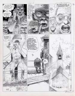 Bilal | Légendes d’aujourd’hui, planche n°25 à l’encre… | Millon