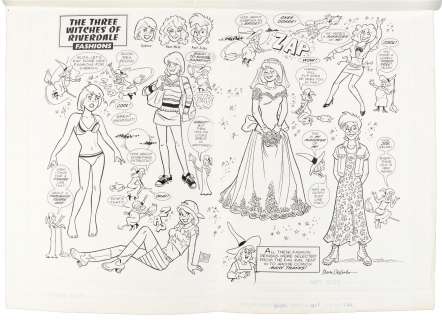 DAN DeCARLO Original Art: SABRINA #1 Full Issue (23 | PBA Galleries