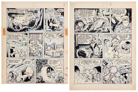 Sirius | Bouldaldar et Colégram, planches n°6A et 18A à… | Millon