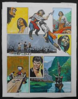 Lawrence, Don | Original ending page in colour  - Storm 9  - De sluimerende dood  - (1982) | Catawiki