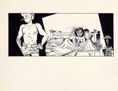 Gazzotti | Soda, illustration à l’encre de Chine et rehauts… | Millon