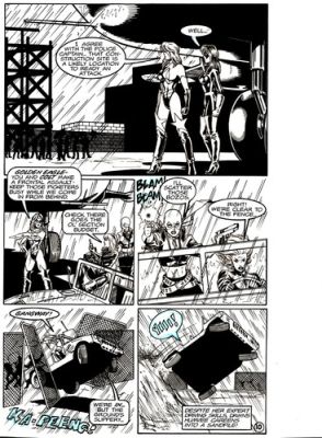 FEMFORCE No. 112 PG 10 COLT GUNS BLAZING! MS. V. ORIGINAL ART ROBERTS/HEIKE AC | eBay US (Buy It Now)
