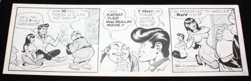 Al Capp | Li’l Abner Strip 10/5/66 - Dated Race Humor - Signed | Anthony’s Comic Book Art