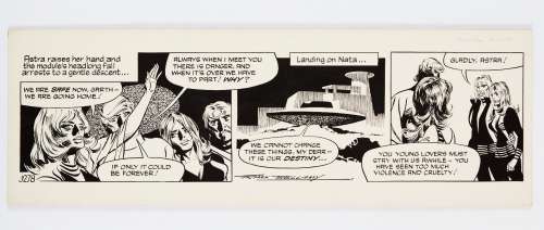 Garth: The Bubble Man (1975) original artwork drawn and signed by… | Comic Book Auctions ltd