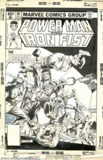 Bob Layton and Marie Severin - Original Cover Art for Power Man and Iron Fist #60 (Marvel, 1979). Power Man and - | Heritage