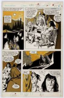 John Buscema and Tony DeZuniga The Savage Sword of Conan #50 Story Page 7 Original Art (Marvel, 1980) A key - | Heritage