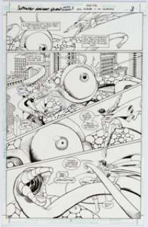 Gil Kane and Kevin Nowlan Superman: Blood of My Ancestors Story Page 3 Original Art (DC, 2003). Kane’s unique - | Heritage