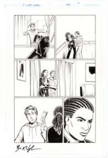 Pia Guerra, Goran Sudzuka and Jose Marzan, Jr. Y: the Last Man #39 Page 7 Original Art (DC/Vertigo, 2006). A -