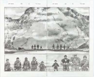 Tim Sale Captain America: White #2 Pages 14 and 15 Double Page Spread Original Art  (Marvel, 2015). Tim Sale’s - | Heritage