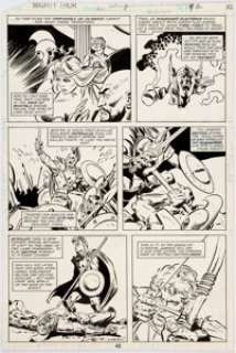 John Buscema and Tony DeZuniga Thor Annual #8 Story Page 30 Original Art (Marvel, 1979). The mythical Trojan - | Heritage