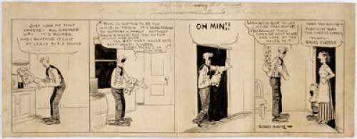 Sidney Smith The Gumps Daily Comic Strip  Original Art (Chicago Tribune, c. 1920s)....