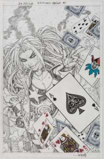 JonBoy Meyers Justice League vs. Suicide Squad #1 KRS Comics Variant Cover Original Art With Sketches (DC, - | Heritage