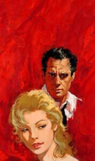 Jack Thurston Obsession Paperback Novel Cover Painting Original Art (Monarch Books, 1963). Created in acrylic - | Heritage