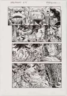 Michael William Kaluta House of Mystery #20 "Spellbound" Story Page 5 Original Art (DC/Vertigo, - | Heritage