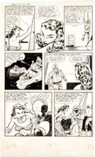 Bob Powell American Air Forces #8 [A-1 #65] Story Page 2 Original Art (Magazine Enterprises, 1952). Sultra is - | Heritage