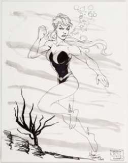 Mark Morales - Namorita Commission Illustration Original Art (2014). Namorita was a popular member in the New -
