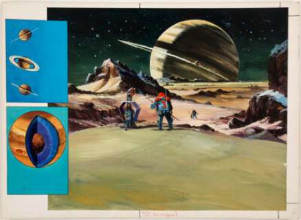 Gerry Wood (attributed) Look and Learn 12-14-74 Two-Page Spread 10-11 Illustration Original Art (Fleetway, - | Heritage