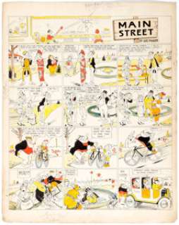 Gus Mager Main Street Sunday Comic Strip Original Art dated 6-3-23 (N.Y. World/Press Pub Co., 1923). Gus Mager - | Heritage