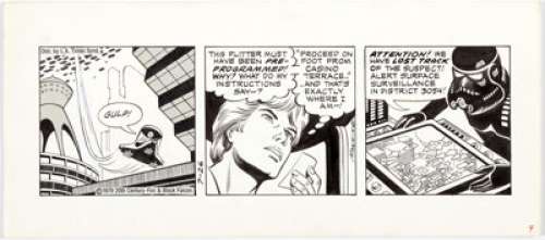 Russ Manning Star Wars Daily Comic Strip Luke Skywalker Original Art dated 7-26-79 (L.A. Times Syndicate, 1979).... | Heritage