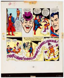 DC Artist Superman: Three New Adventures "The Mxyzptlk-Up Menace" Partial Story Color Production Art Original Art,... (Total: 27 Items) | Heritage