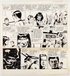 Neal Adams Studios and John Buscema (attributed) Star Trek: The Time Stealer [Book and Record Set] #BR513 Story Pa... | Heritage