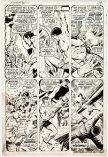 Sal Buscema and Mike Esposito Sub-Mariner #30 Page 15 Original Art (Marvel, 1970). Namor disrupts the ocean-polluting - | Heritage