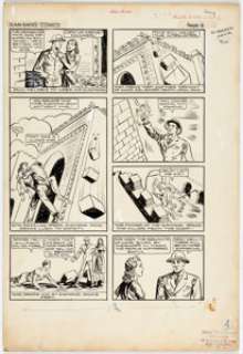 Gus Ricca Slam-Bang Comics #4 Story Page 9 Original Art (Fawcett Publ., 1940).... | Heritage