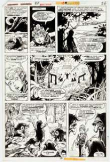 Mike Ploog and Alex NiÃ±o Marvel Premiere #38 Page 26 Original Art (Marvel, 1977).... | Heritage