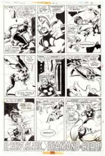 John Buscema and Joe Sinnott Nova #2 Story Page 18 Original Art (Marvel, 1976).... | Heritage