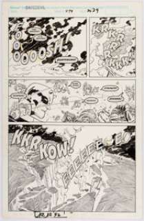 John Romita Jr. and Al Williamson Daredevil #279 Story Page 21 Original Art (Marvel, 1990).... | Heritage