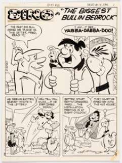 Charlton Artist Dino #14 Complete Issue Original Art Group of 24 (Charlton, 1976).... (Total: 24 Original Art) | Heritage