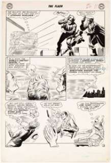 Carmine Infantino and Joe Giella Flash #133 Story Page 9 Original Art (DC, 1962).... | Heritage