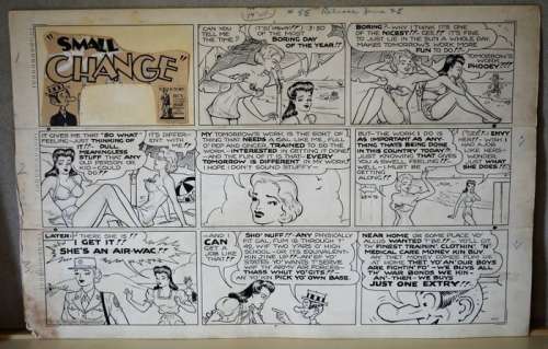 Capp, Al | original plate  - Small Change | Catawiki