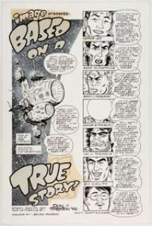  - Don Simpson Splitting Image #1 Story Page 1 Original Art (Image, 1993)....