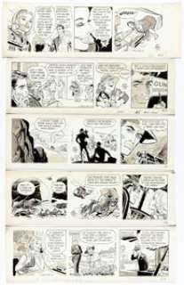 Bob Lubbers Robin Malone Daily Comic Strip Original Art Group of 11 (NEA, Inc., 1967). ... (Total: 11 Original Art) | Heritage