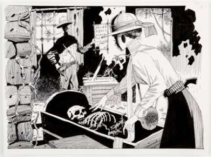  - Kevin O‘Neill The League of Extraordinary Gentlemen #4 Illustration Original Art (DC, 2003)....