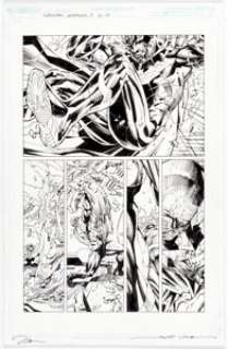 Jim Lee and Scott Williams Superman Unchained #7 Story Page 16 Original Art Batman (DC Comics, 2014).... | Heritage