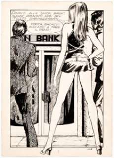 Milo Manara Genius #12 Page 5 Original Art (Furio Viano Editore, c. 1969).... | Heritage