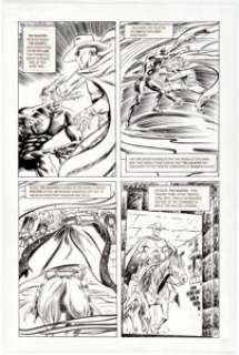  - Dick Ayers and Mark Heike Femforce #36 Story Page 20 Original Art (AC, 1991)....
